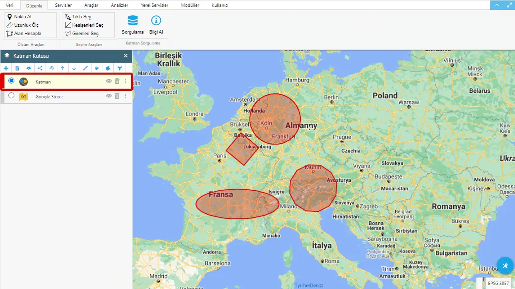 Drawing Multi Shape on the Map
